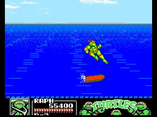 There's also a stage on the sea.