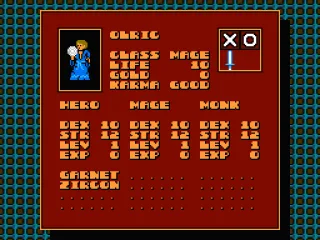 You can view the enemy's stats