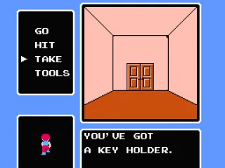 You can now open the door...