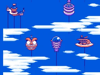 The overall map of the levels