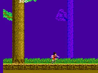 Too quick for the eye! The sword dispatches an enemy