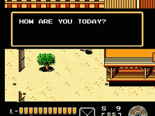 Chatting with townsfolk