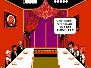 Inside is either throwing pies...