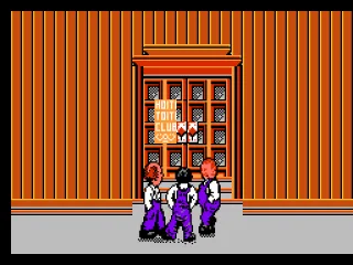 The door of the Hoiti Toiti Club