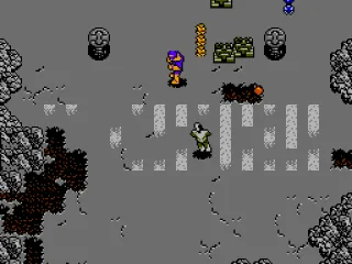 Storm and Cyclops take on a robot army in the future city