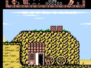 Entering a mine shaft.