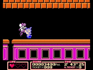 Train goes inside a tunnel, and pesky mice are trying to stop me