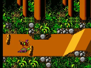 Falling off the skateboard