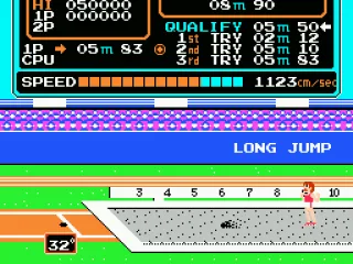 Celebrating a qualifying jump