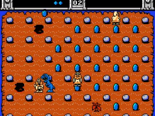 Grab a pineapple and you'll be able to eat the cavemen!