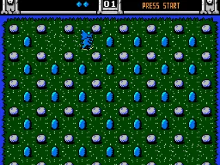 That's you. You have to pick up all those eggs. That's the game in a nutshell.