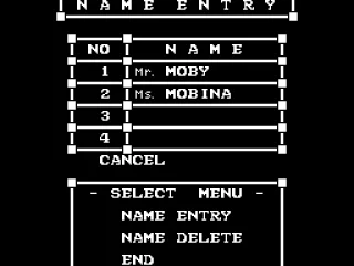 Give names to up to four players...