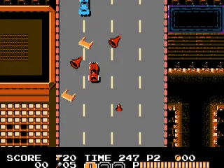 Flinging obstacles about all over the road