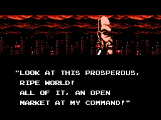 These kind of ambitions usually denote a bad guy