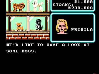 Buying Prisila a dog