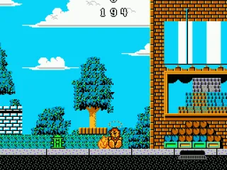 Getting bit by a dog.