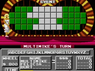 The main game screen