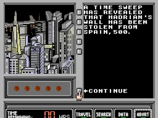 Some rare object has been stolen right out of space and time!