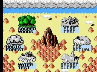 After completing the tutorial stage, you have the option of selecting from among 6 lands