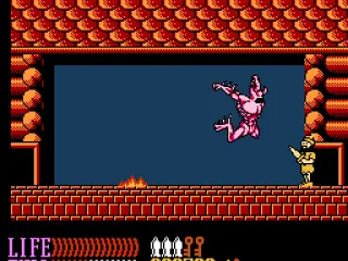 Taking on a monster while assuming the role of thief