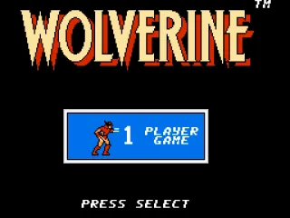 When you switch to two player, Wolverine swipes it with his claws.