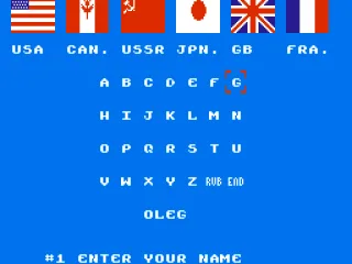 Choose your players and their countries!