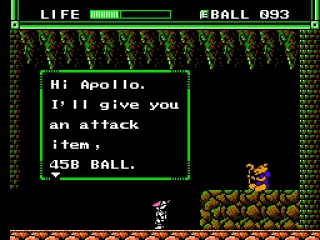 Buying a new weapon from a sage.