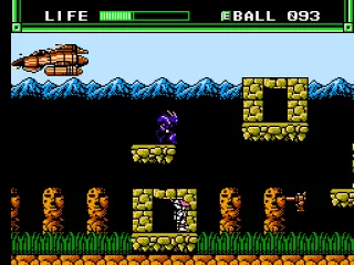 The first level - the ship is dropping off enemies.