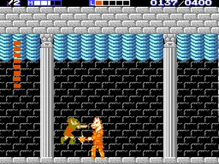 The boss in the first temple. He's easy, just hit him in the head.