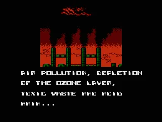 The intro lays out the dangers the earth faces