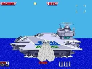 Launching from the carrier...