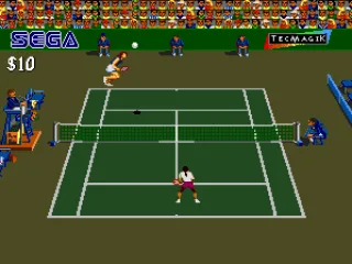 Lobbing on hard court