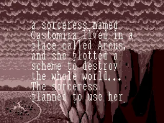 The story told in text