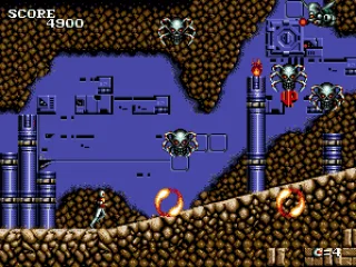 Throwing fire rings at those pesky bugs