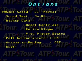 There are less ball-tracking options than in Wimbledon, but the game is less confusing that way