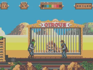 The lion is indifferent to the fight