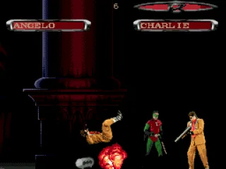 The bad guys use flamethrowers