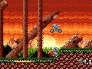 Sophia can jump pretty well for a tank