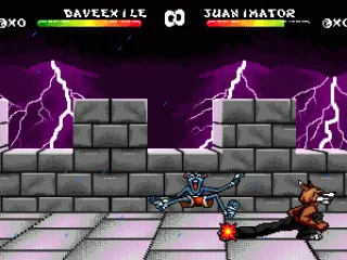 Kendo Coyote's leg sweep