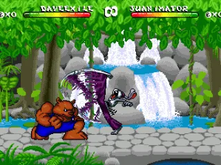 Kung-fu bunny's special move