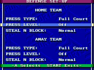 Defense set up