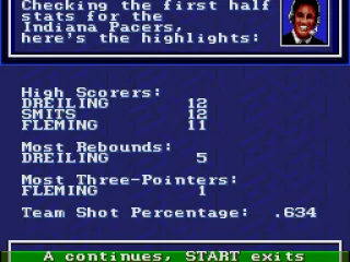 The game now keeps track of player stats during the course of the game