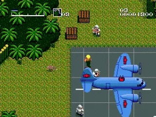 Making your way through the plane landing area