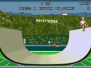 Skateboarding in Hollywood