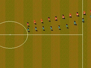 The players run out...