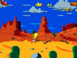 Scorpions in World 1: The desert