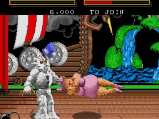 Helga with driver right into the mid section