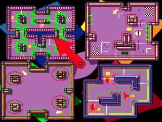 Choosing a mini game location