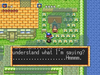 After a certain point in the game the hero starts to understand what the animals are saying (unfortunately, he forgets the language of humans)