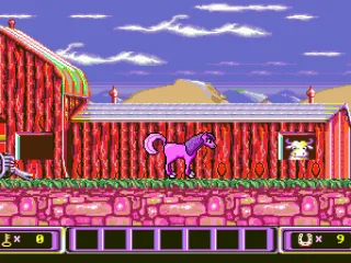 A cow. What does she want?